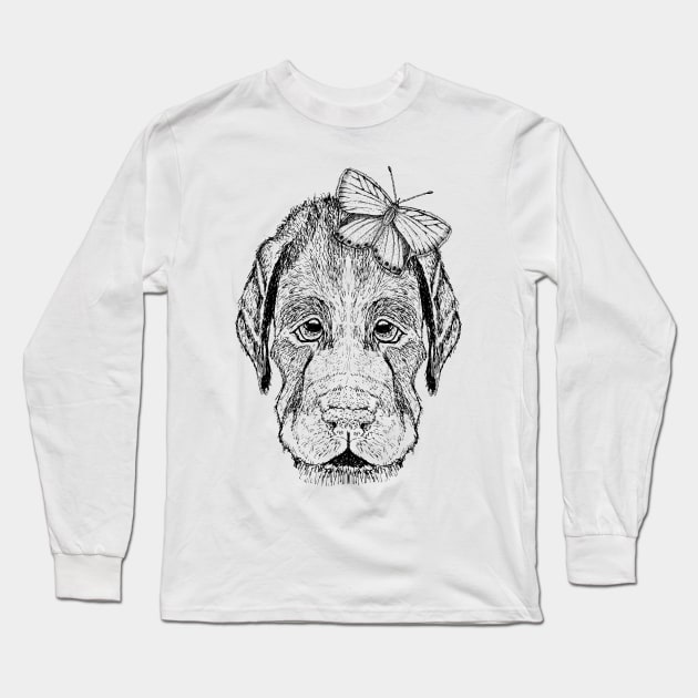 Dog 6 Long Sleeve T-Shirt by msmart